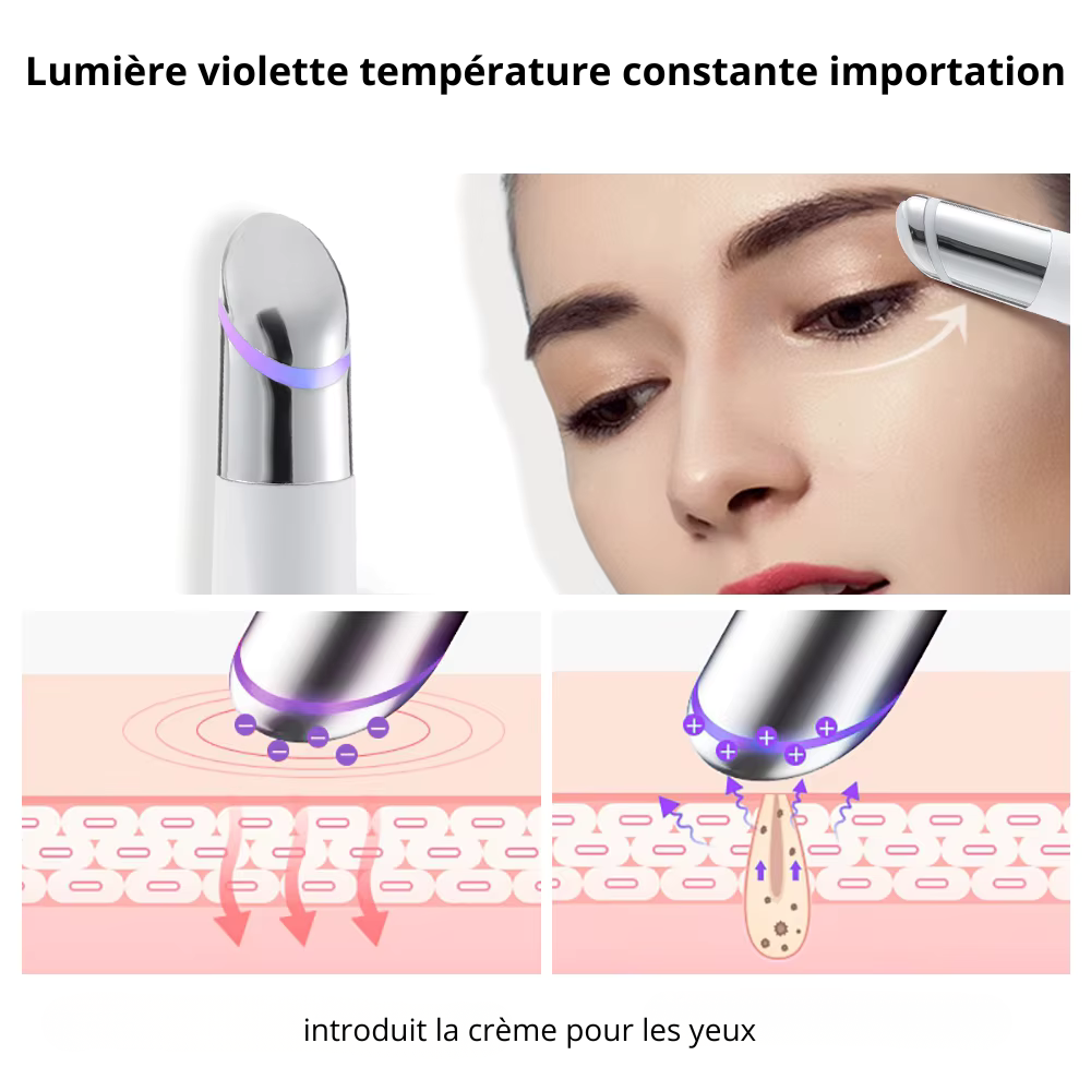 Masseur oculaire LED